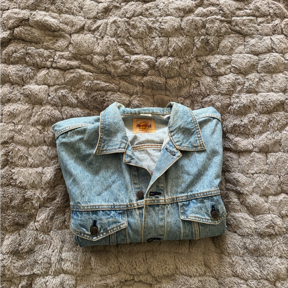 Hard Rock Cafe Blue Denim Jacket